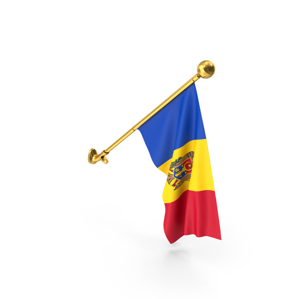 Moldova Wall Hanging Flag PNG & PSD Images