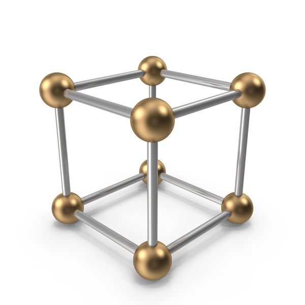 Industrial Equipment: Molecular Cube Bronze And Silver PNG & PSD Images Industrial Equipment: Molecular Cube Bronze And Silver PNG & PSD Images