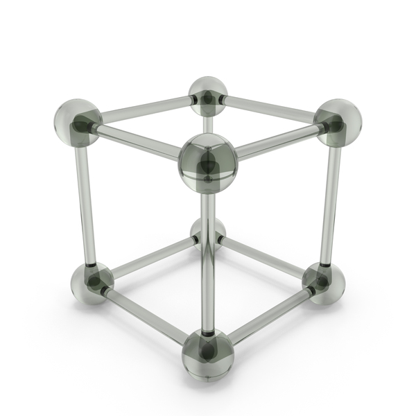 Industrial Equipment: Molecular Cube Glass PNG & PSD Images
