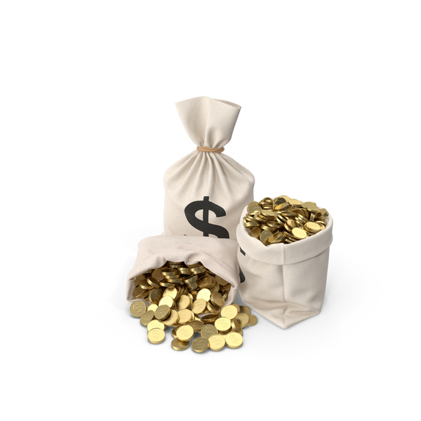 Bag: Money Bags With Gold Coins PNG & PSD Images Bag: Money Bags With Gold Coins PNG & PSD Images