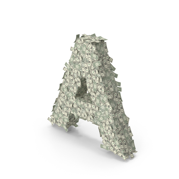 Language: Money Letter A PNG & PSD Images