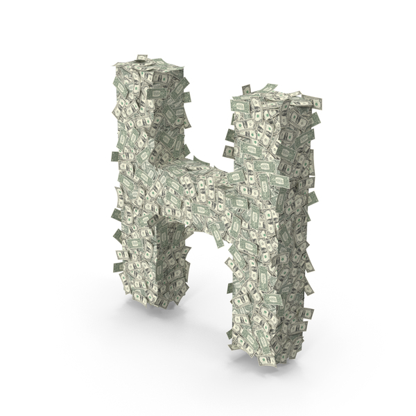 Language: Money Letter H PNG & PSD Images