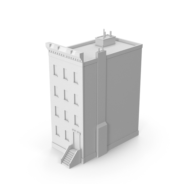 Monochrome Apartment Building PNG & PSD Images