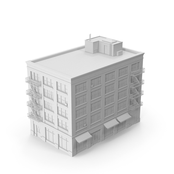 Monochrome Apartment Building PNG & PSD Images