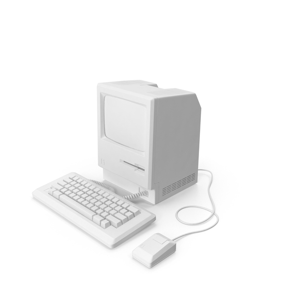 Computer: Monochrome Apple Macintosh 128k PNG & PSD Images Computer: Monochrome Apple Macintosh 128k PNG & PSD Images