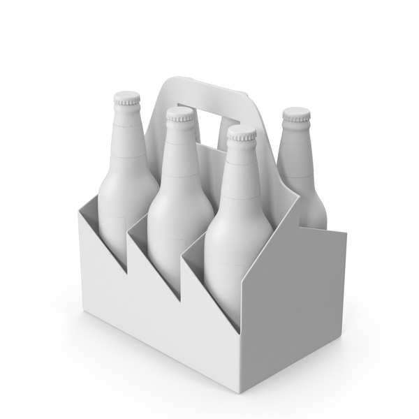 Monochrome Bottle Carrier PNG & PSD Images