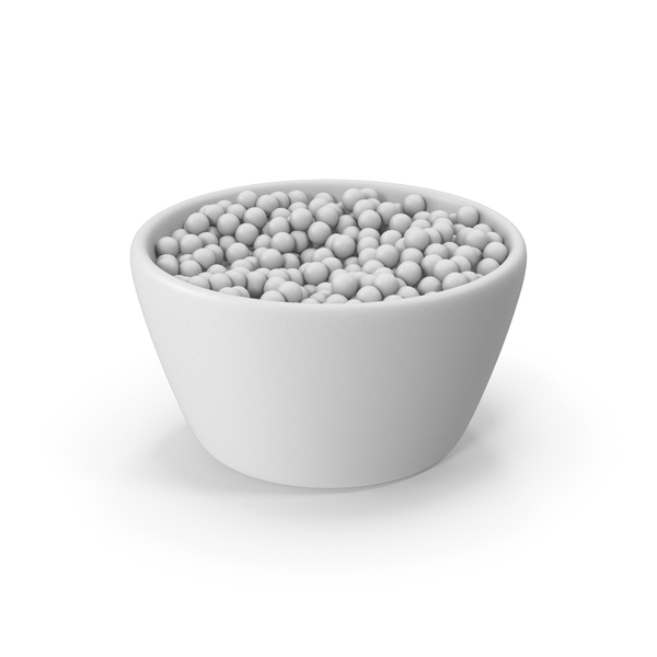 Monochrome Bowl With Peas PNG & PSD Images