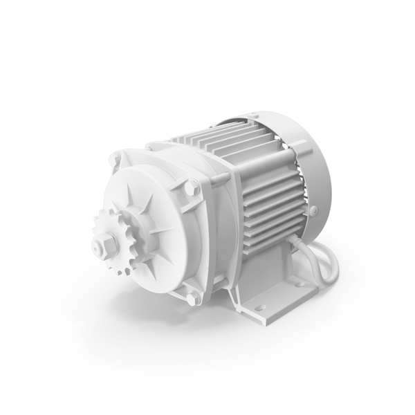 Electric: Monochrome Brushless Motor PNG & PSD Images