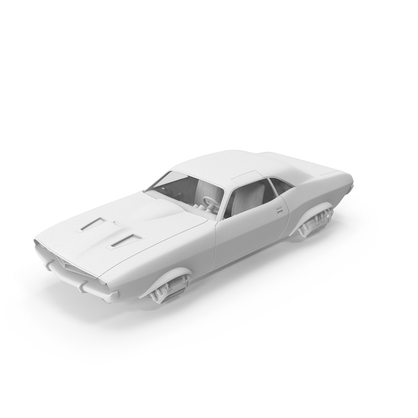 Monochrome Flying Car PNG & PSD Images