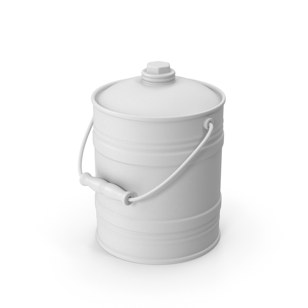 Cylinder: Monochrome Gas Can PNG & PSD Images