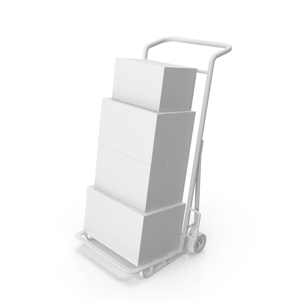 Monochrome Hand Truck With Boxes PNG & PSD Images Monochrome Hand Truck With Boxes PNG & PSD Images