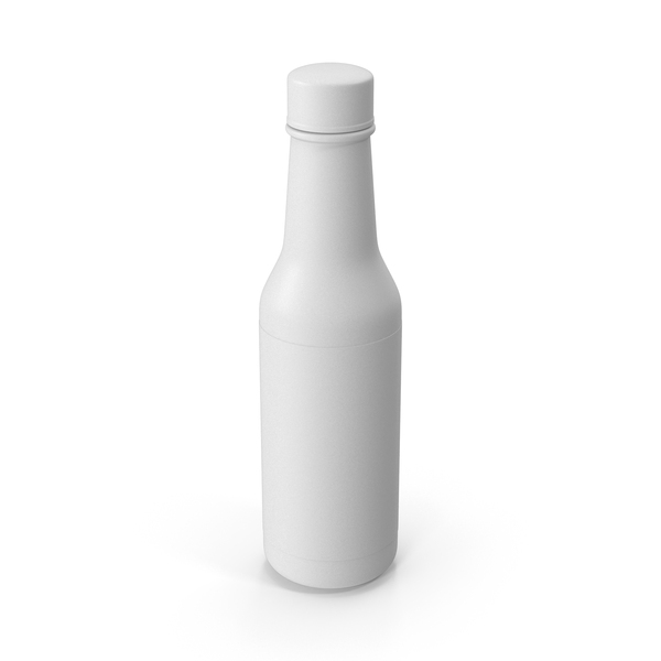 Monochrome Hot Sauce Bottle PNG & PSD Images
