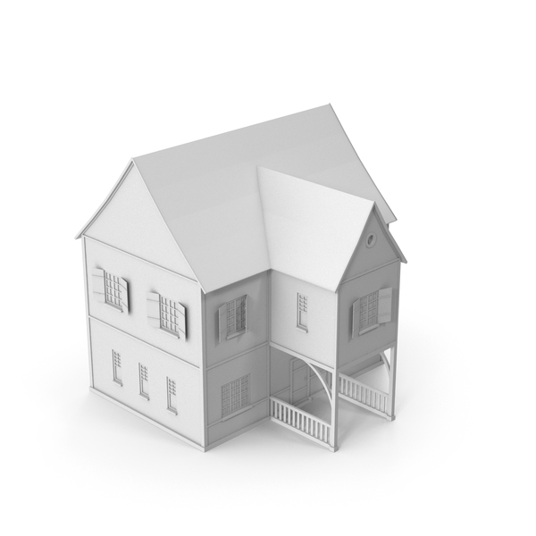 Building: Monochrome House PNG & PSD Images