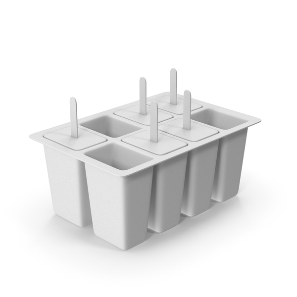 Monochrome Ice Cream Popsicle Mold PNG & PSD Images