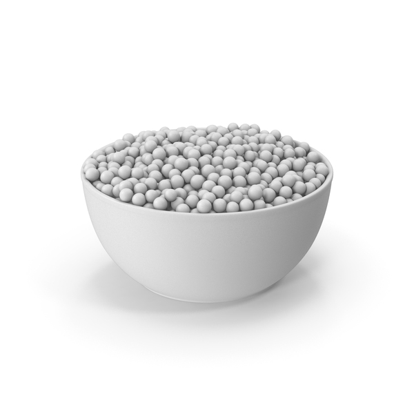 Monochrome Peas Bowl PNG & PSD Images
