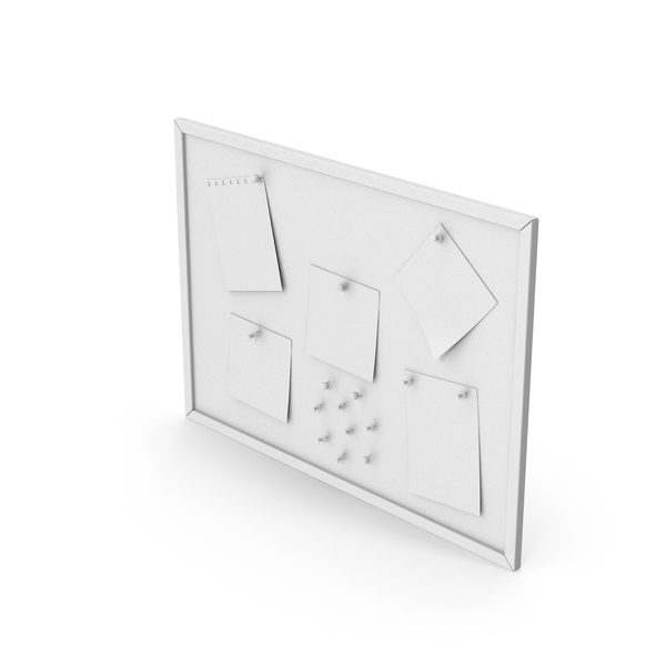 Notepad: Monochrome Pinboard With Sticky Notes PNG & PSD Images Notepad: Monochrome Pinboard With Sticky Notes PNG & PSD Images