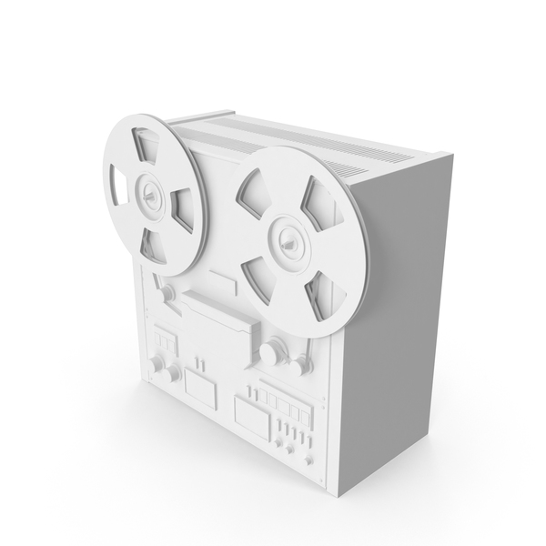 Monochrome Reel to Reel Player PNG & PSD Images