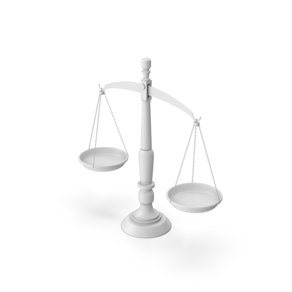 Balance: Monochrome Scale Of Justice PNG & PSD Images
