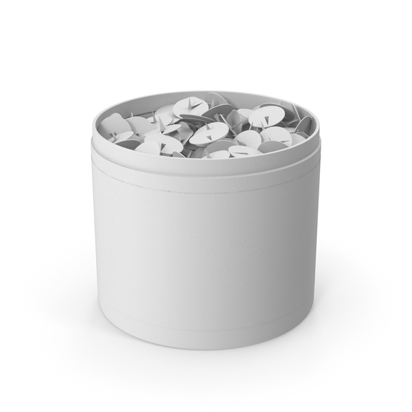 Monochrome Thumbtack Container PNG & PSD Images