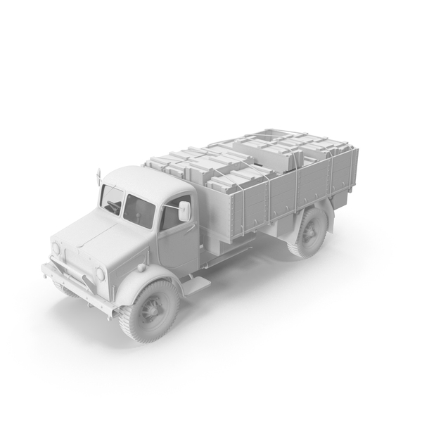 Transporter: Monochrome Vintage Truck Loaded PNG & PSD Images Transporter: Monochrome Vintage Truck Loaded PNG & PSD Images