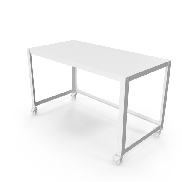 Monochrome Wheeled Desk PNG & PSD Images Monochrome Wheeled Desk PNG & PSD Images