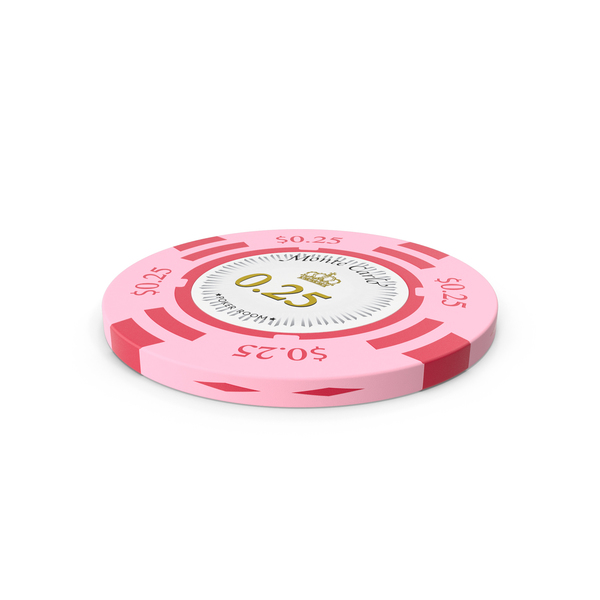 Poker Chips: Monte Carlo 25 Cent Chip PNG & PSD Images