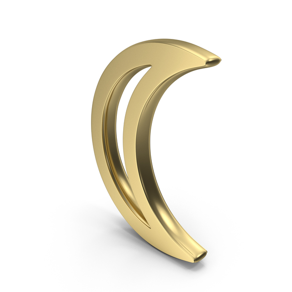 Crescent: Moon Outline Astrological Symbol Gold PNG & PSD Images Crescent: Moon Outline Astrological Symbol Gold PNG & PSD Images