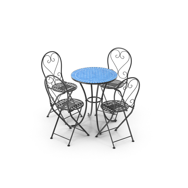 Dining Room: Mosaic Table And Chair Set PNG & PSD Images Dining Room: Mosaic Table And Chair Set PNG & PSD Images