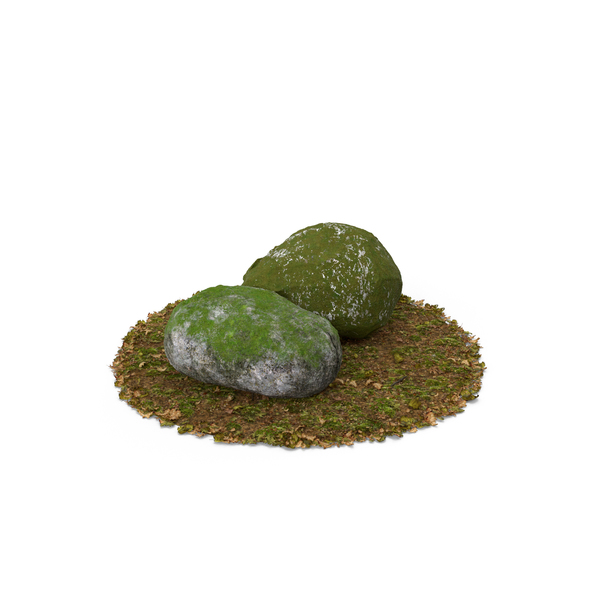 Rock: Mossy Rocks PNG & PSD Images