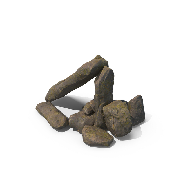 Rock: Mossy Rocks PNG & PSD Images