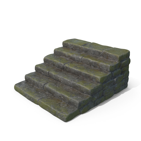 Stair: Mossy Wet Stone Steps PNG & PSD Images Stair: Mossy Wet Stone Steps PNG & PSD Images