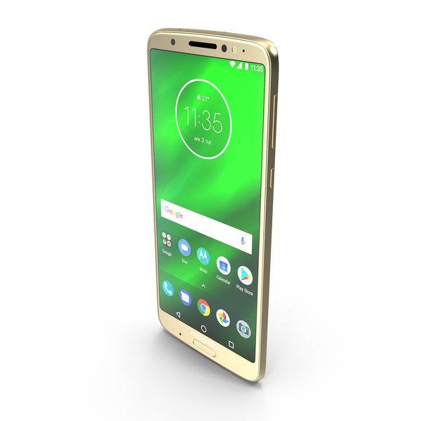 Smartphone: Motorola Moto G6 Plus Gold PNG & PSD Images