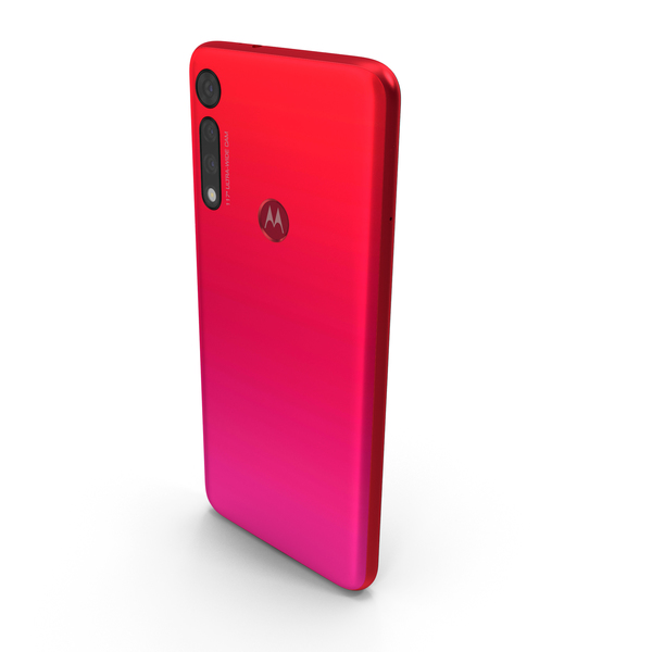 Smartphone: Motorola Moto G8 Play Red PNG & PSD Images