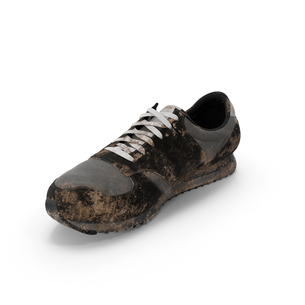 Shoes: Muddy Running Shoe PNG & PSD Images Shoes: Muddy Running Shoe PNG & PSD Images