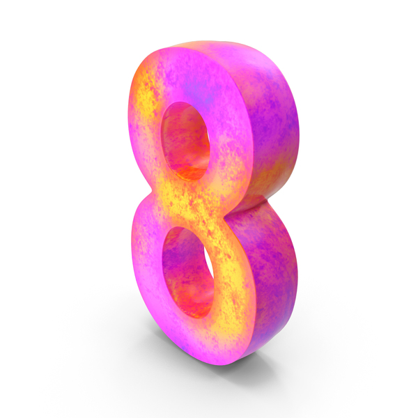 Multi Color Number 8 PNG & PSD Images Multi Color Number 8 PNG & PSD Images