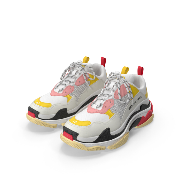 Multicolor Sneakers Balenciaga Triple S PNG Images & PSDs for Download ...