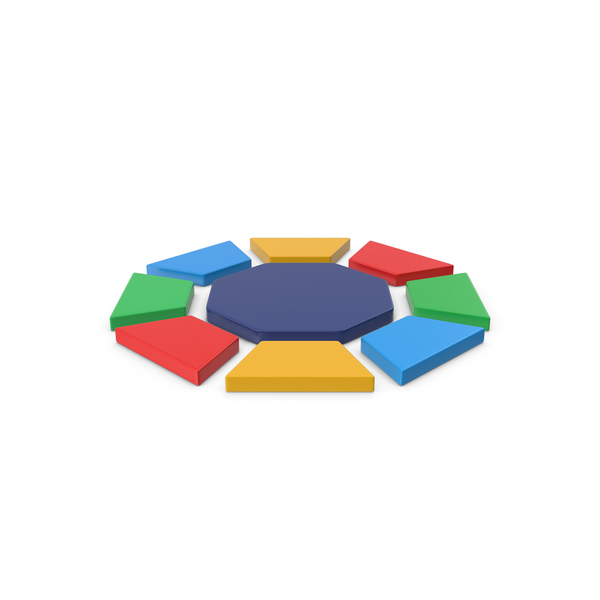 Logo: Multicolored Octagon Symbol PNG & PSD Images Logo: Multicolored Octagon Symbol PNG & PSD Images