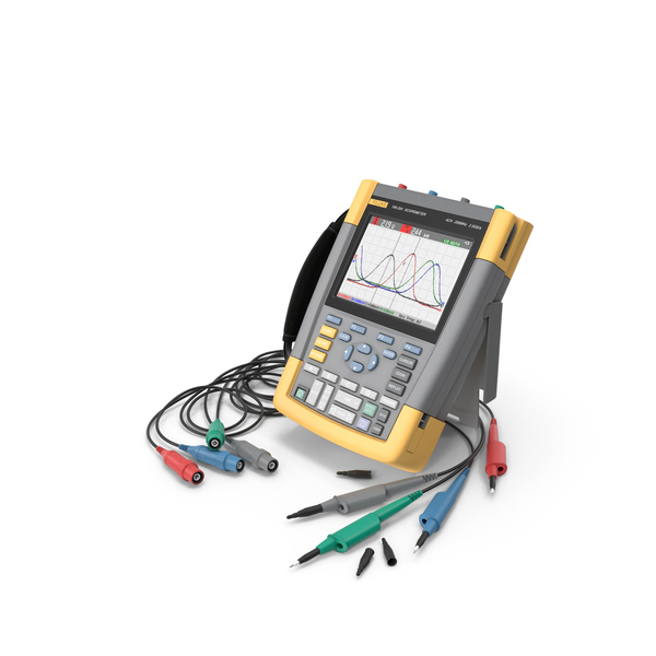Multimeter Fluke 190-204 PNG & PSD Images