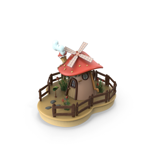 Fantasy: Mushroom House PNG & PSD Images Fantasy: Mushroom House PNG & PSD Images