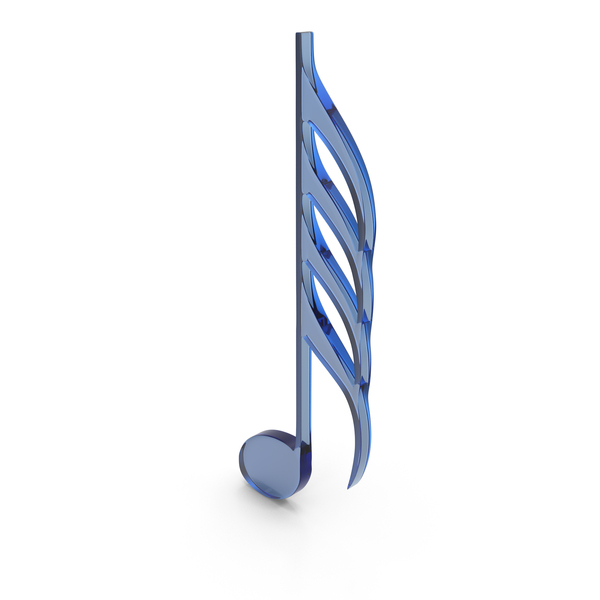 Music Sixty Fourth Note Glass PNG & PSD Images