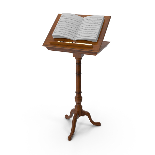 Music Stand With Flute PNG & PSD Images