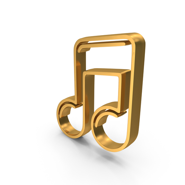 Musical Note: Music Symbol Metallic PNG & PSD Images