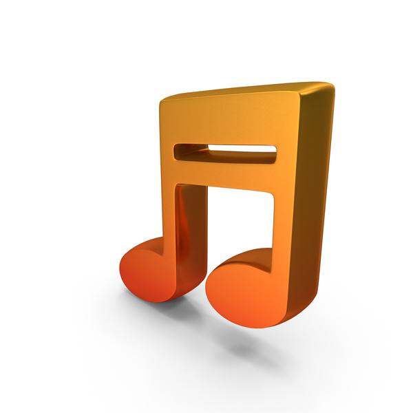 Musical Note: Music Symbol Metallic Shade PNG & PSD Images
