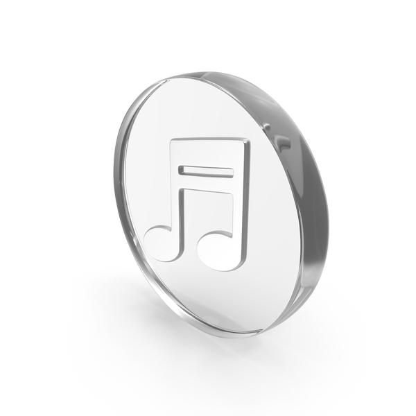 Logo: Music Symbol Silver Glass PNG & PSD Images Logo: Music Symbol Silver Glass PNG & PSD Images