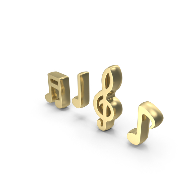 Musical Note: Music Symbols Gold PNG & PSD Images Musical Note: Music Symbols Gold PNG & PSD Images
