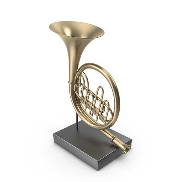 French Horn: Musical Instrument Decoration PNG & PSD Images