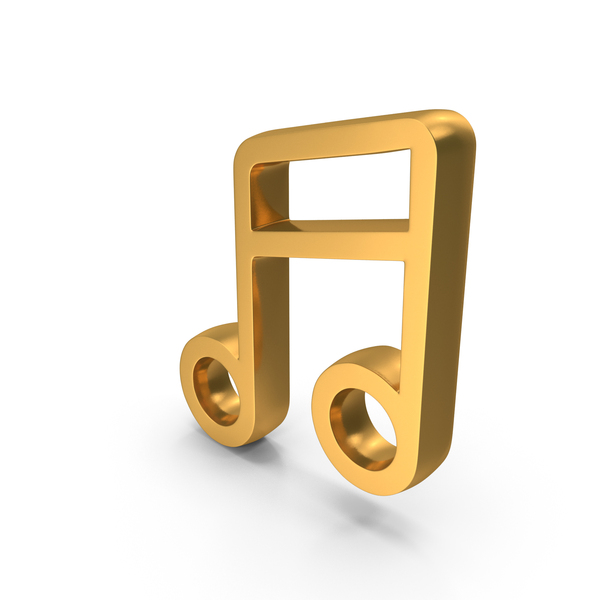 Note: Musical Sign Gold PNG & PSD Images Note: Musical Sign Gold PNG & PSD Images