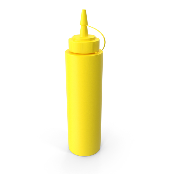 Condiments: Mustard Bottle PNG & PSD Images