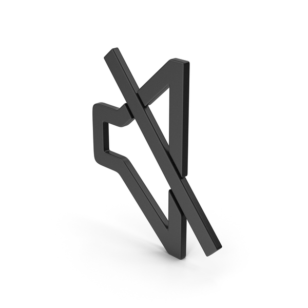 Mute Black Symbol PNG Images & PSDs for Download | PixelSquid - S11640339D