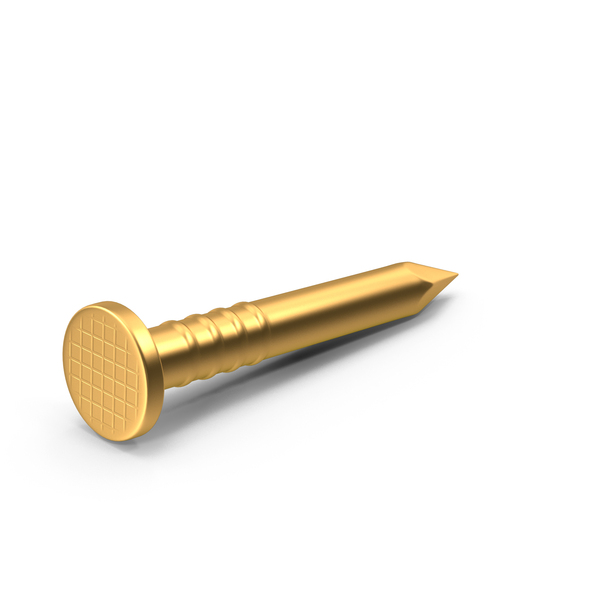 Nail Small Side Gold PNG & PSD Images Nail Small Side Gold PNG & PSD Images
